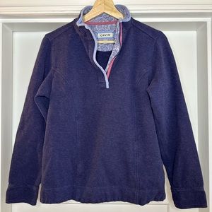 GUC Orvis full zip sweatshirt purple size medium